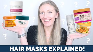 HAIR MASKS EXPLAINED  benefits how often should you use a hair mask best types [upl. by Greeson]