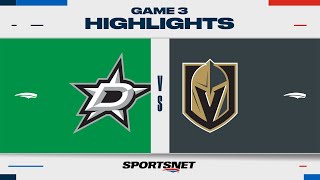 NHL Game 3 Highlights  Stars vs Golden Knights  April 27 2024 [upl. by Atsilac965]