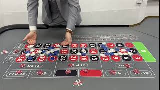 How to clean the layout  Casino Croupier training tutorial [upl. by Siravrat718]