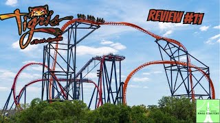 Coaster Review 11  Tigris at Busch Gardens Tampa  Kings Coasters [upl. by Seiber]