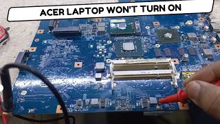 Acer Laptop Not Turning On  Acer Aspire 7736ZG Wont turn on  acer laptop not powering on Solution [upl. by Hareemas388]