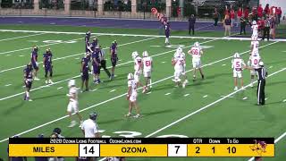 Ozona vs Miles 9 27 24 [upl. by Joselyn]