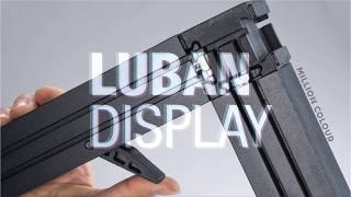 Luban Display 2  SelfSetup Modular Exhibition Booth System [upl. by Nerrol]