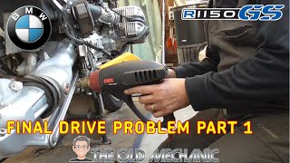 BMW R1150GS FINAL DRIVE PROBLEM SOLVED  PART 1 [upl. by Lamej]