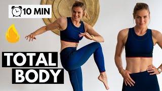 Sport à la maison total body  10 min rapide et efficace [upl. by Olgnaed]