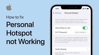 How To Fix Personal Hotspot Not Working on iOS 18 [upl. by Cirdor]