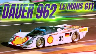 DAUER 962 LM GT1 El RETORNO de PORSCHE a LE MANS [upl. by Ayiram]