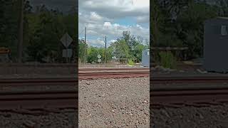 unionpacific train UP7753 leads a manifest in Rosenberg Texas [upl. by Yekcaj]