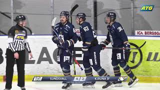 Sundsvall Hockey  Kiruna IF Highlights 301 [upl. by Aroz]