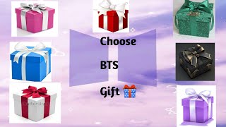 Choose BTS gift box🎁 BTS Games [upl. by Irvin]