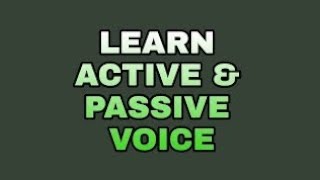 Active vs Passive Voice The BEST Explanation [upl. by Emilee832]