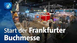 Frankfurter Buchmesse wird eröffnet – Ehrengast ist Italien [upl. by Hyo]