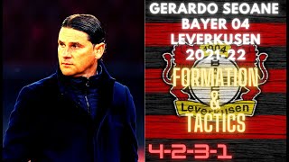 FIFA 22 HOW TO PLAY LIKE GERARDO SEOANE BAYER 04 LEVERKUSEN 202122 FORMATION amp TACTICS [upl. by Nawor]