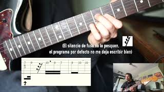 Tutorial Aquel Nap ZzZz Solo De Guitarra rauwalejandro tutorialguitarra [upl. by Yerga]