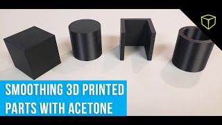 Does Vapor Smoothing for 3D Printed Parts Work [upl. by Eixam334]