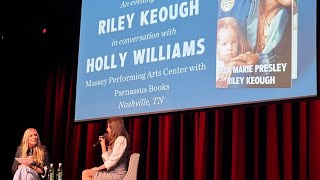 Riley Keough “From Here to the Great Unknown” book tour Nashville TN Oct 14 2024 [upl. by Beitris291]