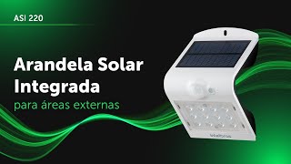 Conheça a ASI 220 arandela solar integrada da Intelbras [upl. by Stauffer]