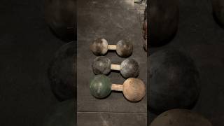 191lb 180lb and 172lb Thomas Inch Dumbbells Right Hand [upl. by Aneet]