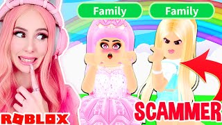 I Accidentally Joined A SCAMMERS FAMILY In Adopt Me Roblox [upl. by Lowrie668]