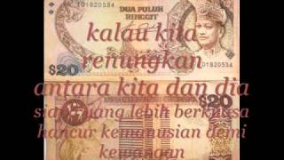 WINGS  Sekeping Kertas Bermaruah lirik [upl. by Notsecnirp912]