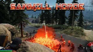 DAYS GONE  SAWMILL HORDE  EASY METHOD  NO DAMAGE [upl. by Araid]