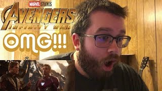 Avengers Infinity War Trailer 2 Reaction Journey to Marvels Infinity War wThanos [upl. by Ronica290]