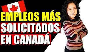 LISTA de Profesiones con más demanda en Canadá [upl. by Anahsat250]