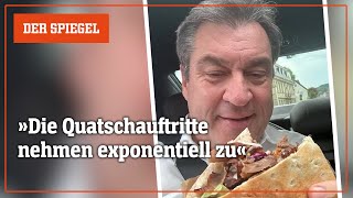 Zwischen Folklore und DönerContent Markus Söder auf Social Media  DER SPIEGEL [upl. by Ilegna304]