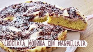 Crostata morbida con marmellata  Ricetta Semplice e Veloce [upl. by Ahtabat391]