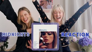 MIDNIGHTS ALBUM REACTION  Taylor Swift [upl. by Essyle]