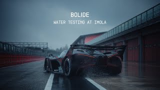 BUGATTI BOLIDE Water Testing at Imola Circuit [upl. by Champagne]