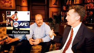 Bruce McAvaney amp Leigh Matthews Blooper on AFL 99 PC PS1 [upl. by Maddi277]