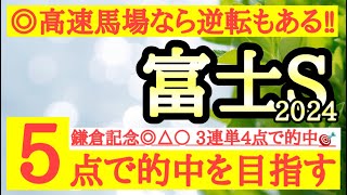 【富士ステークス2024】◎高速馬場なら逆襲する可能性があるあの馬の勝ち負けに期待！ [upl. by Cirderf120]