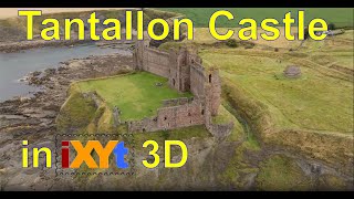 Tantallon Castle East Lothian Scotland in iXYt 3D sidebyside video for VR [upl. by Edmon]