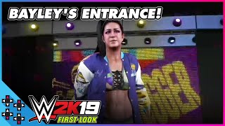 WWE 2K19 BAYLEY makes her way to the ring [upl. by Goren403]