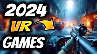 10 INSANE VR Games Coming In 2024 [upl. by Socrates]