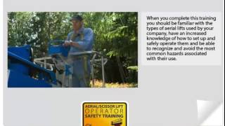 Aerial Lifts and Scissor Lifts Course  Preview [upl. by Dallon735]