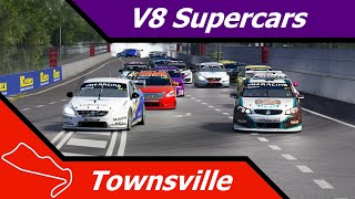 AK Racing V8 Supercars Season 11 Round 1  Townsville Race 1 Uncut Highlights in Descr [upl. by Nylazor]