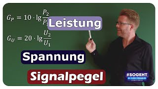 Elektrotechnik Feldgröße Energiegröße und Signalpegel [upl. by Frederico]