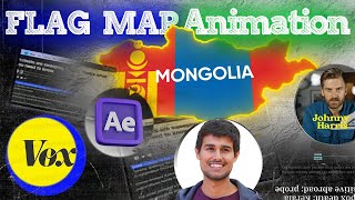 Flag Map Animation After Effect in One Click  Class19  اردو  हिंदी [upl. by Beverley454]