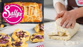 Einfacher Plunderteig für Croissants Fingerfood Cronuts amp Co  Sallys Welt [upl. by Parthinia]