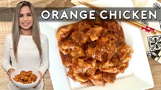 ORANGE CHICKEN  3 INGREDIENT ORANGE CHICKEN SAUCE [upl. by Ahsinid361]