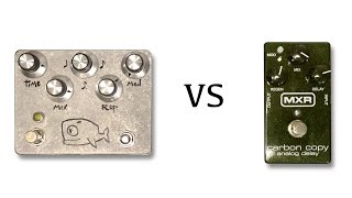 Hungry Robot The Moby Dick vs MXR Carbon Copy [upl. by Bray]