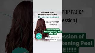 Prp Hair treatment in Pondicherry offer till 8th Nov only hairclinic hair hairloss skincare [upl. by Anthia]