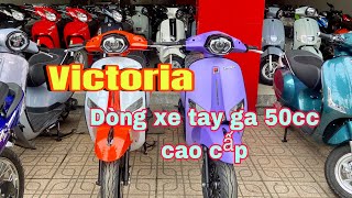 Victoria 50cc  Xe học sinh 50cc  Tay ga 50cc cao cấp  Xe học sinh giá rẻ [upl. by Kristen116]