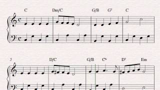 Free easy piano sheet music  Heidenröslein [upl. by Yennep253]