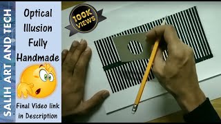 Paper Animated Optical Illusion Making Video [upl. by Avonasac]