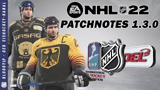 NHL 22 🏒 DEL Trikots Update  IIHF Update  Nationalmannschaften und Spielmodi ★ IIHF [upl. by Boffa]