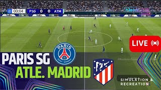 PSG  ATLETICO MADRID LIVE  Ligue des Champions de lUEFA fc24 gameplay [upl. by Sredna]