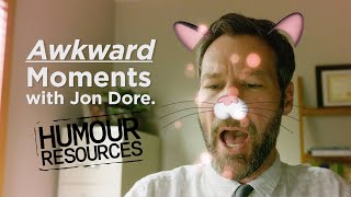 Awkward Moments with Jon Dore  Humour Resources [upl. by Akanke]